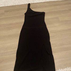 Abercrombie & Fitch Black One Shoulder Dress